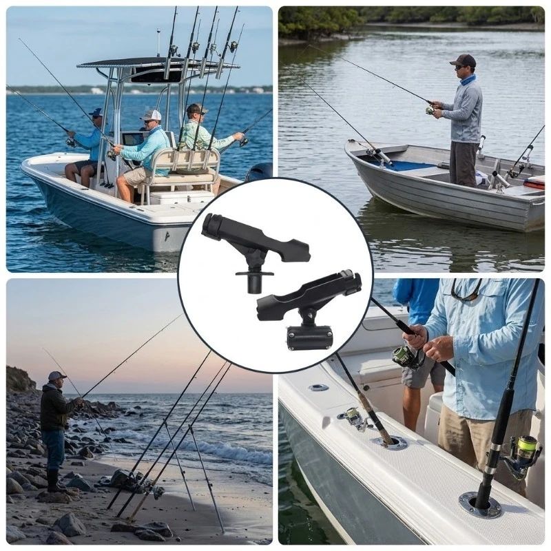 범용 낚싯대 거치대 360도 조절 가능 °   낚싯대  - Fishing Kayak Rod Holder 리뷰 및 가격